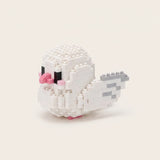 Kevin the White Dove brick set from the Jumblu Tiny Flock