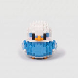 Brenda the White Budgie brick set, second view