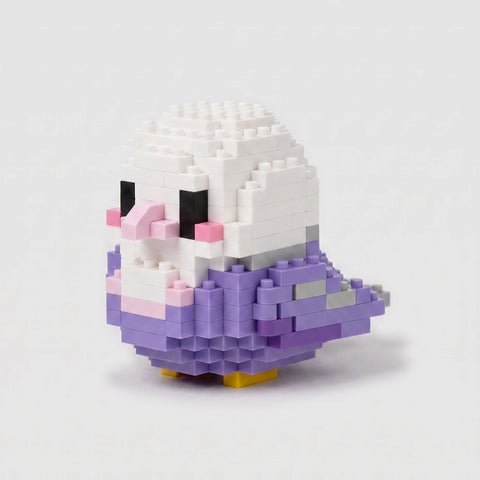 Rashid the Purple Budgie | Tiny Flock