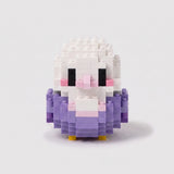Rashid the Purple Budgie brick set, second view