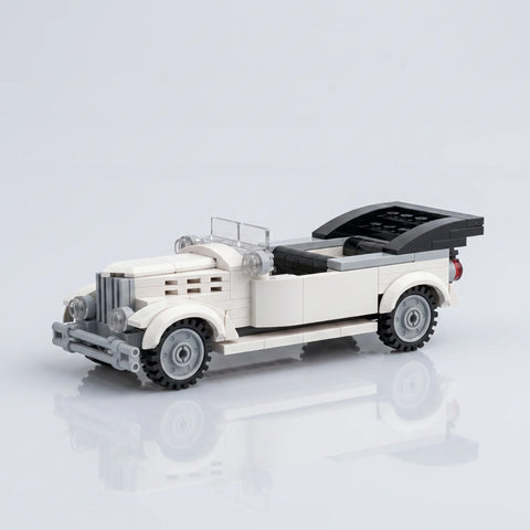 1920s Touring Car White (12119)