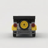 1920s Touring Car Yellow Building Set - Back View | Jumblu