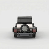 1930s Rolls-Royce Classic White Building Set - Back View | Jumblu