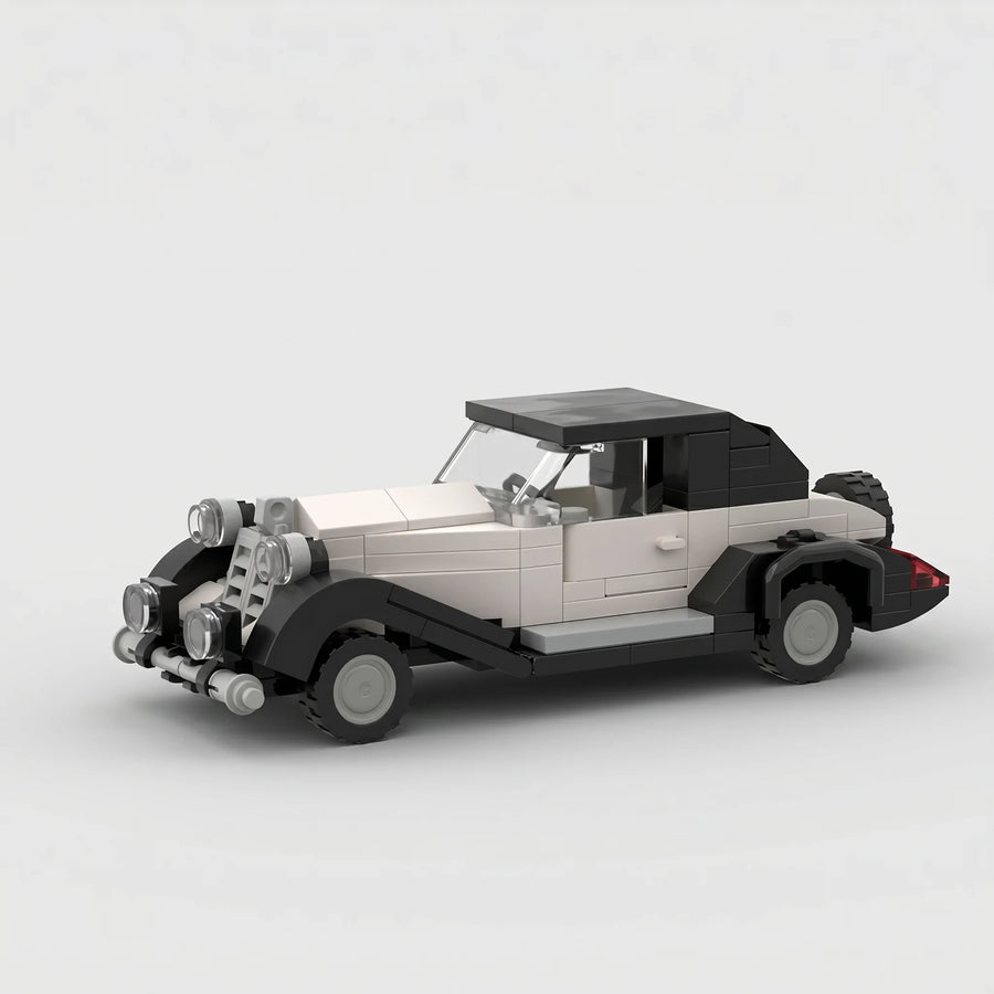 1930s Rolls-Royce Classic White Building Set | Jumblu
