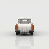 1950s Retro Classic White Building Set - Back View | Jumblu