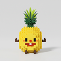 Happy Pineapple | Food Building Blocks (216 Pieces)