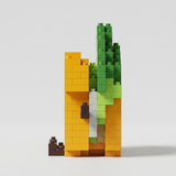 Fresh Sandwich building blocks set 185 pieces angle view showing green lettuce crown