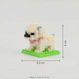 Maltese mini building blocks model, with size dimensions