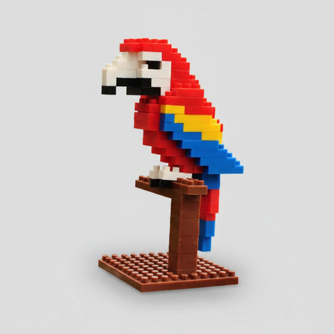 Scarlet Macaw | Mini Building Blocks
