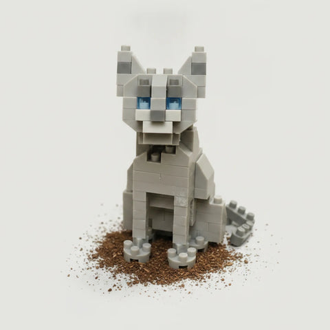 Russian Blue Cat | Mini Building Blocks
