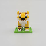 Tiger mini building blocks model, front view