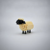 Sheep mini building blocks model, detailed studio view