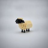 Sheep mini building blocks model, front view
