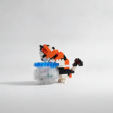 Fish Tank Cat mini building blocks model, detailed studio view