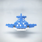Whale Shark mini building blocks model, front view