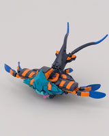 The Abyssal Ray, mini building blocks model, side view