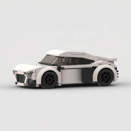 Audi R8 White Building Set | Jumblu