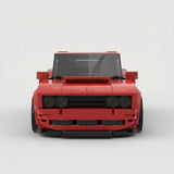 BMW M3 E30 Red Building Set - Front View | Jumblu