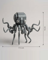 The Deep Walker, mini building blocks model with size dimensions shown