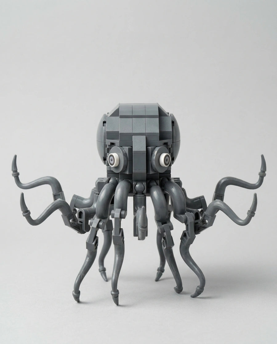 The Deep Walker, mini building blocks model, front view