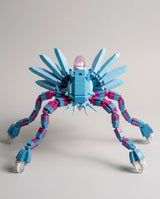 The Frost Kraken, mini building blocks model, front view