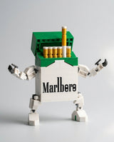 the green Pack Mecha set, opened lid pose