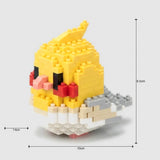 Cockatiel No.2 | Kawaii Bird Mini Building Blocks