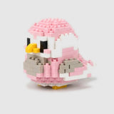 Pink Cockatoo | Kawaii Bird Mini Building Blocks