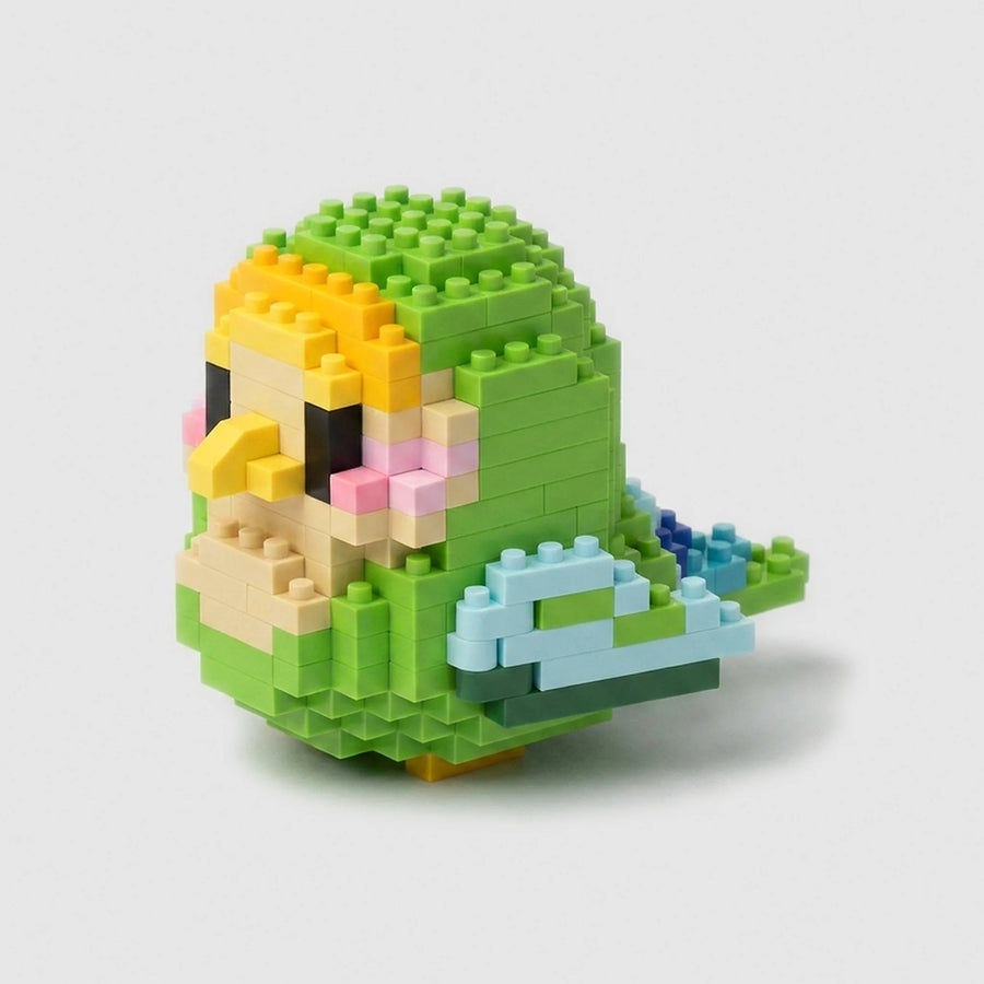 Jeff the Green Parakeet | Tiny Flock