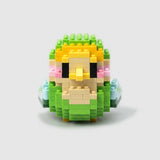 Green Parakeet | Kawaii Bird Mini Building Blocks