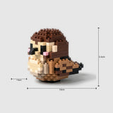 Sparrow | Kawaii Bird Mini Building Blocks