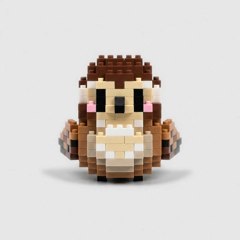 Sparrow | Kawaii Bird Mini Building Blocks