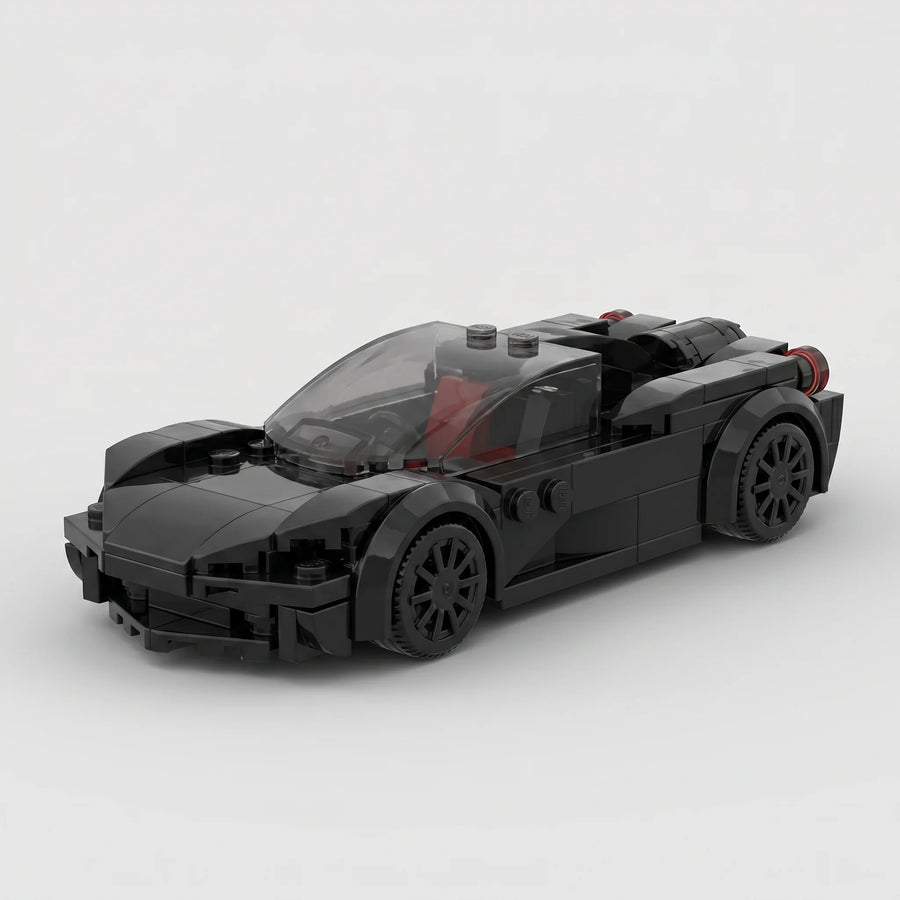 McLaren 570S Black Building Set | Jumblu