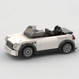 Mini Cooper Cabriolet White Building Set | Jumblu