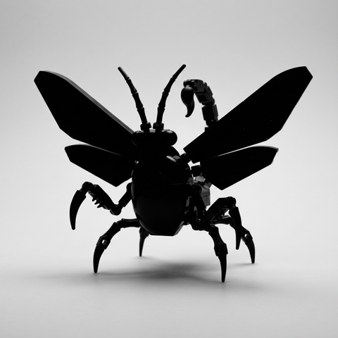 Mystery Insect Building Blocks Set | Surprise Collectible Model (120 Pieces)