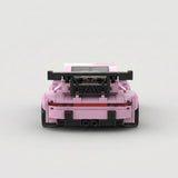 Porsche 911 RWB Pink Building Set - Back View | Jumblu