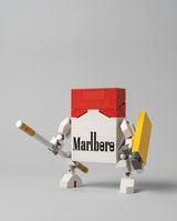 the red Pack Mecha set, front view
