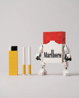the red Pack Mecha set, with accessories
