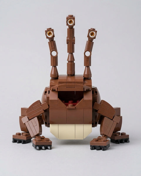 The Tide Strider, mini building blocks model, front view