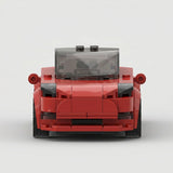 Tesla Model 3 Red Building Set - Front View | Jumblu