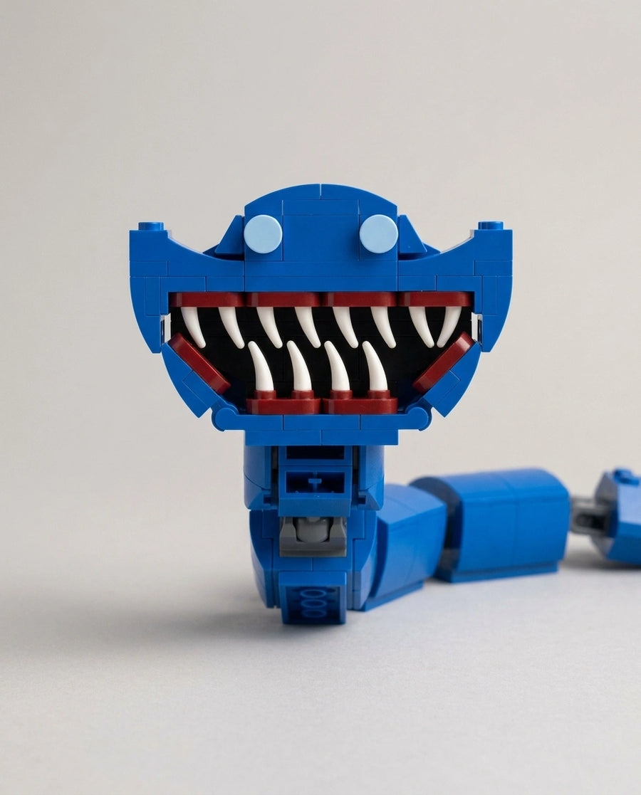Maw of the Deep, mini building blocks model, front view