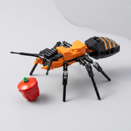Ant building blocks set, collectible insect brick model kit, 115 pieces