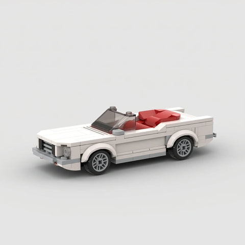 VW Golf Cabriolet White Building Set | Jumblu