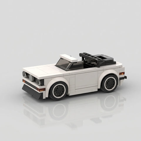 VW Golf GTI Cabriolet White Building Set | Jumblu