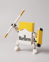 the yellow Pack Mecha set, action pose
